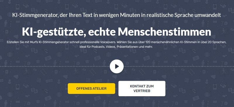 murf.ai online-konvertierung von text in sprache