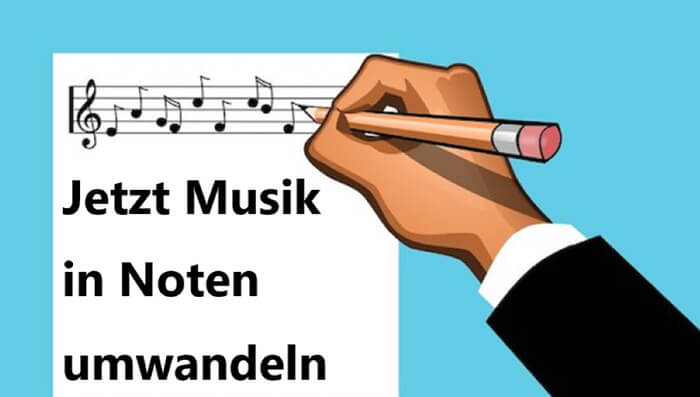 die musik in noten umwandelt