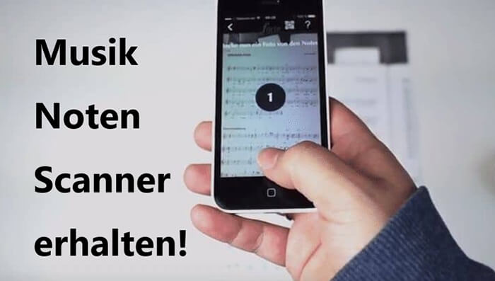 musiknoten scanner