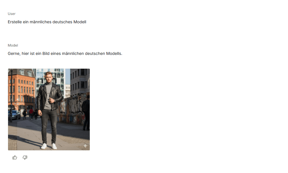 Bild von Nano Banana prüfen und anpassen