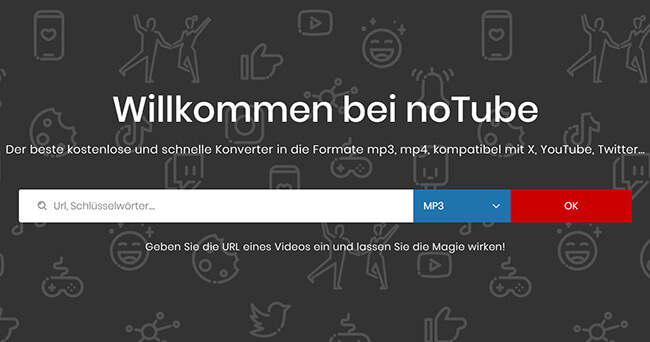 noTube video zu mp3 converter