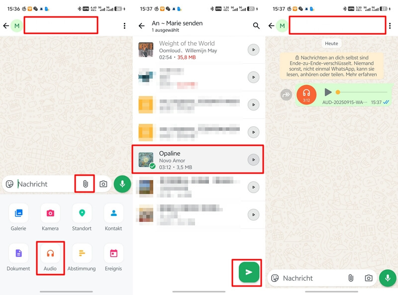 Geburtstagslied per WhatsApp verschicken