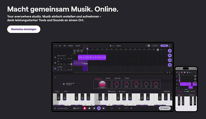 Soundtrap Frequenz Sound Generator