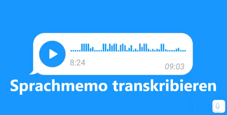 jetzt sprachmemo transkribieren