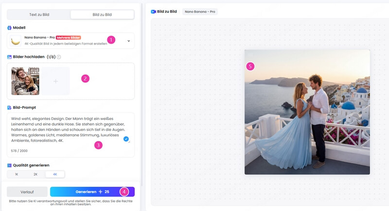 Das perfekte Valentinstags-Geschenk: Eure Love-Story als KI-Paarfotos