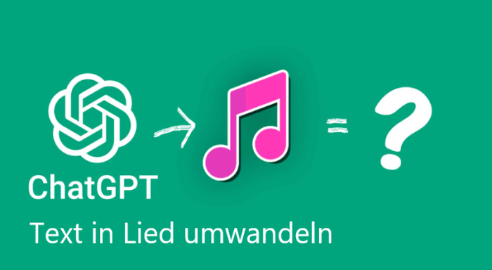 ki text in song umwandeln