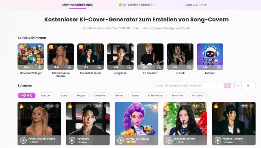 TopMediai KI Weihnachtslied Cover