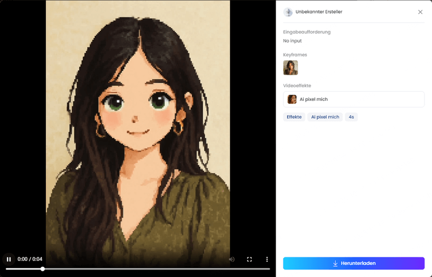 TopMediai KI Pixel Filter