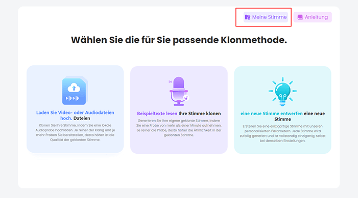 in topmediai Meine Stimme anzeigen