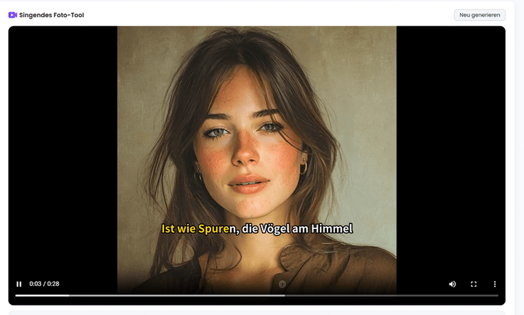 TopMediai Bilder singen lassen