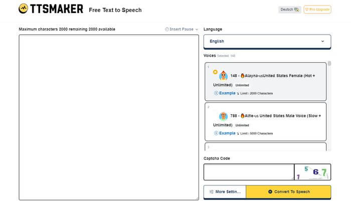 ttsmaker text zu stimme online