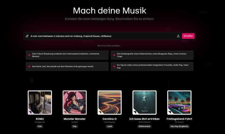 udio ai musikgenerator