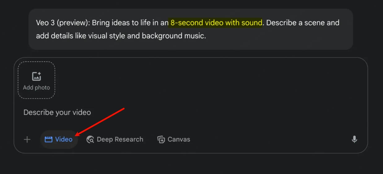 Google Veo 3 in Gemini nutzen