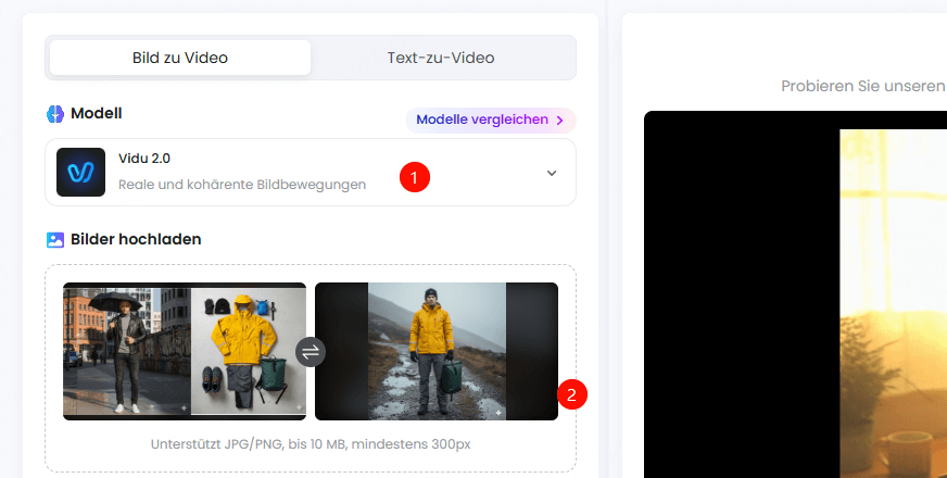 TopMediai Videomodell auswählen