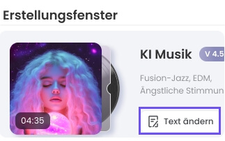 Songtexte anpassen