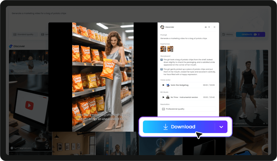 Kurzvideo mit KI fertig erstellen
