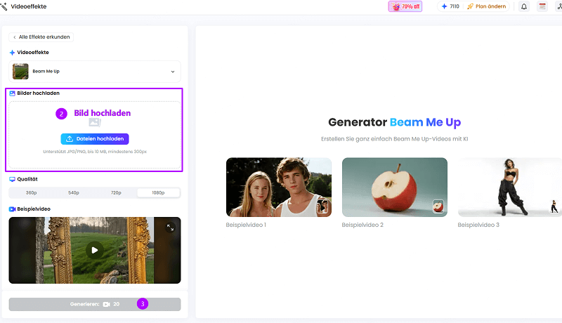 KI-Video-Effekte nutzen