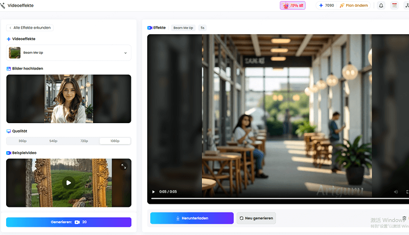 KI-Video-Effekte nutzen