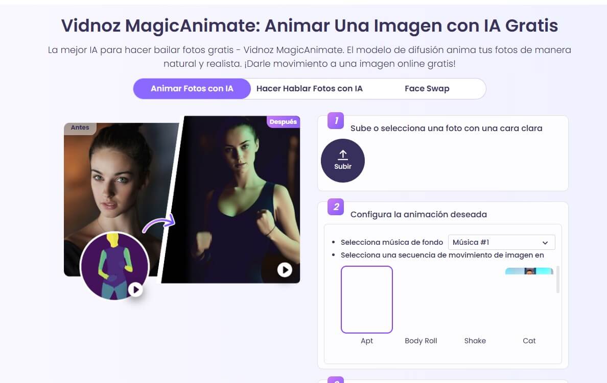 Vidnoz AI: fotos que hablan como tú