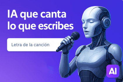 IA que canta lo que escribes online