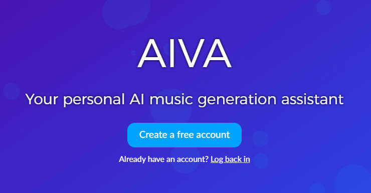 Aiva – covers IA combinados con composición musical