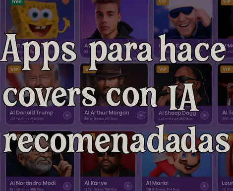 Las mejores apps de covers IA para hacer canciones en  2025 