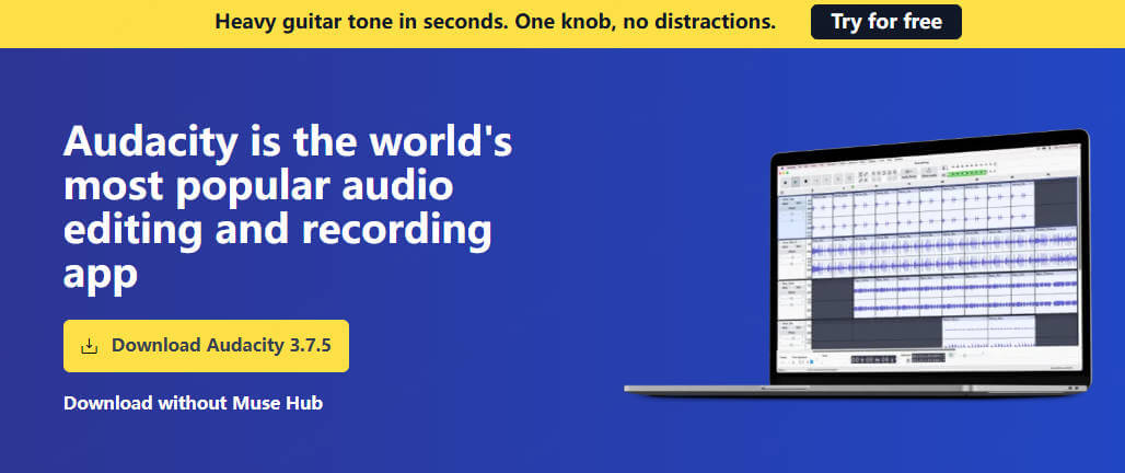 Audacity: aplicación para hacer canciones