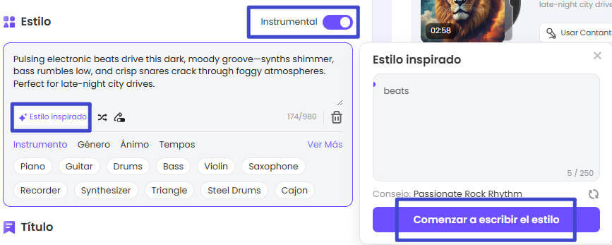 Pasos para hacer beats en Topmediai