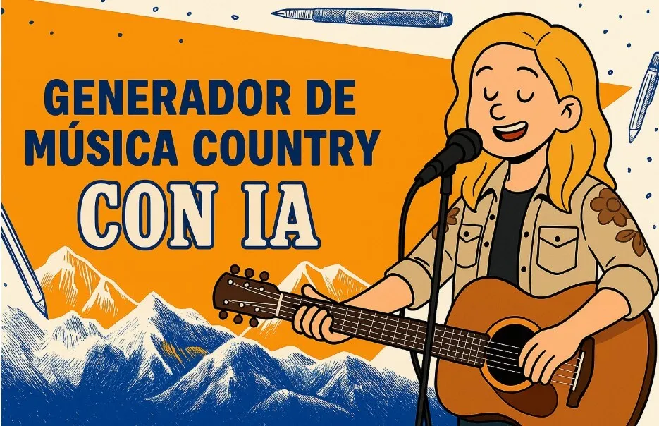Crea tu propia canción country con IA: desde la letra hasta el ritmo
