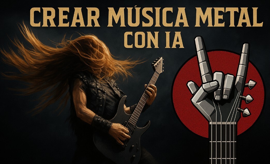 generador de crear musica metal con IA