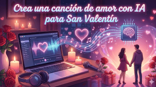 como hacer una cancion para san valentin con ia