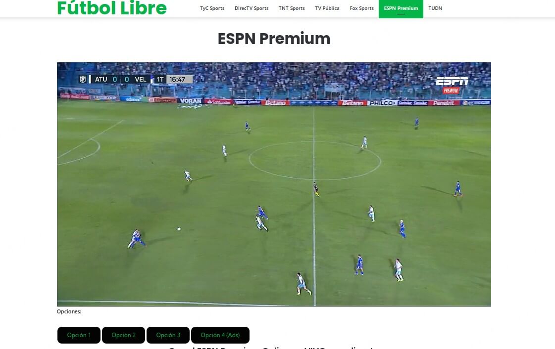 futbol hoy en vivo en futbol libre