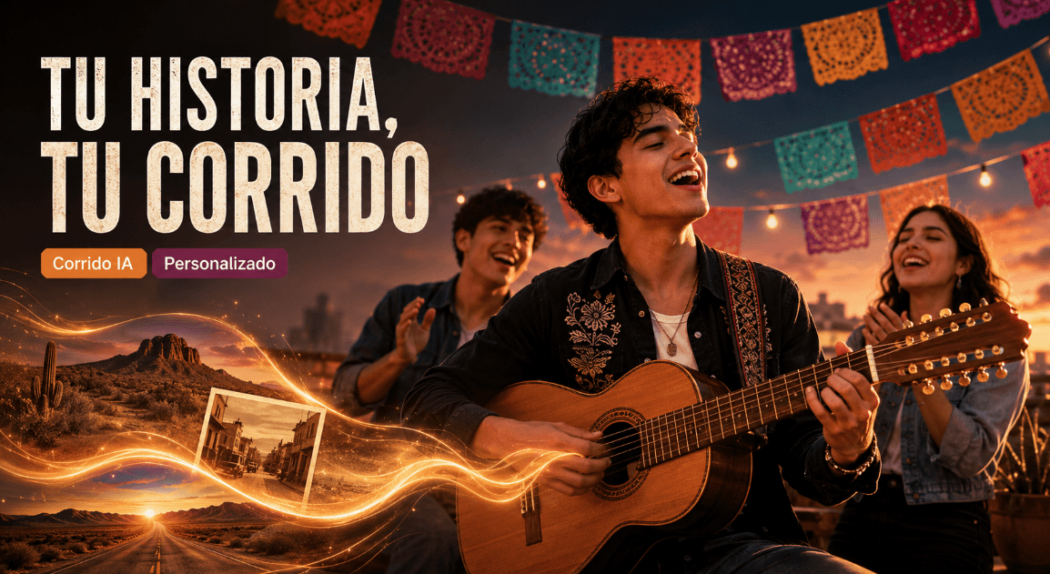 cómo hacer corridos tumbados y personalizados con IA