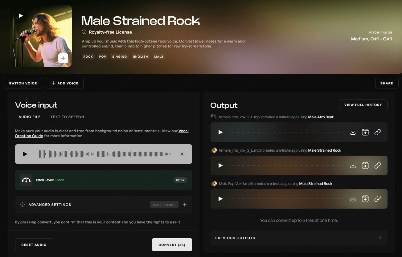 Kits AI – Voces de metal realistas con IA