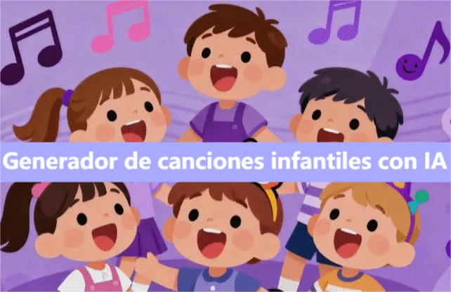 Generador de canciones infantiles con IA: crea letras, música y videos para niños