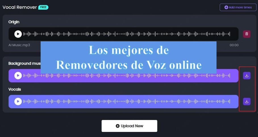 Los removedores de voz recomendados