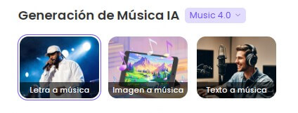  seleccionar los metodos de generador de musica IA