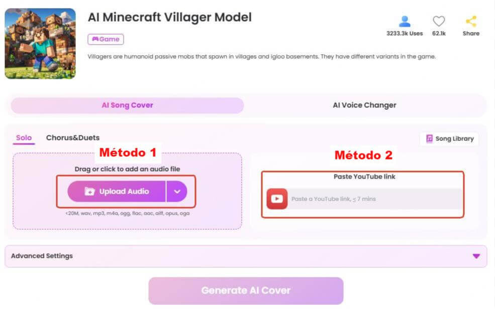 voicemod: crear letra de cancion con ia