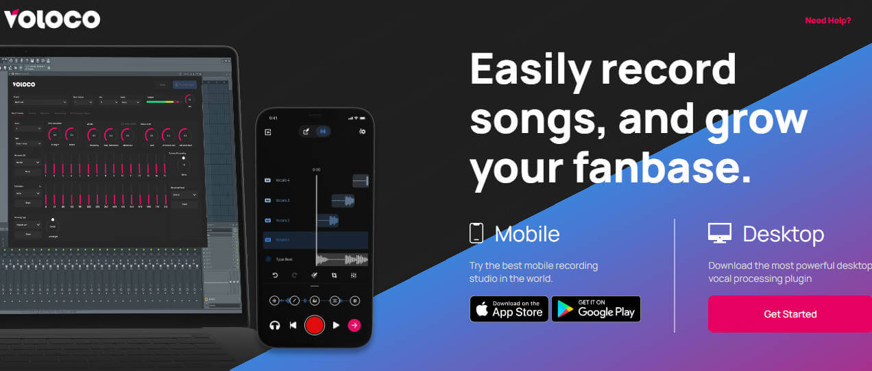 Voloco – Autotune online y en el móvil