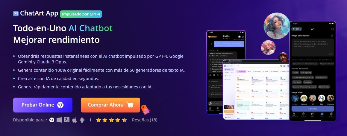 ChatArt: IA que te hace la tarea
 