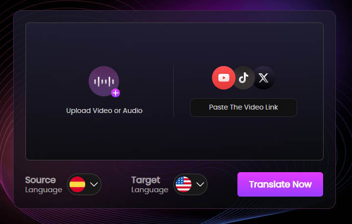 TopMediai - Traductor IA completo