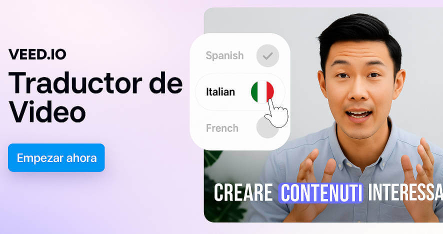Veed.io – Edición y traducción en uno
