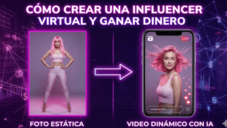 Cómo crear una Influencer Virtual IA