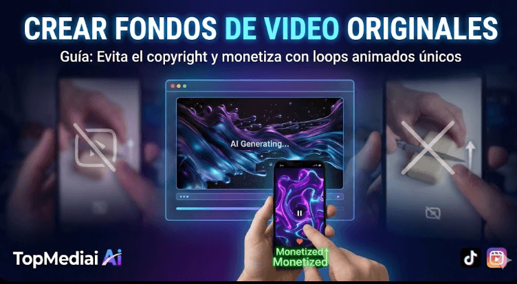 Fondos de Video IA con TopMediai