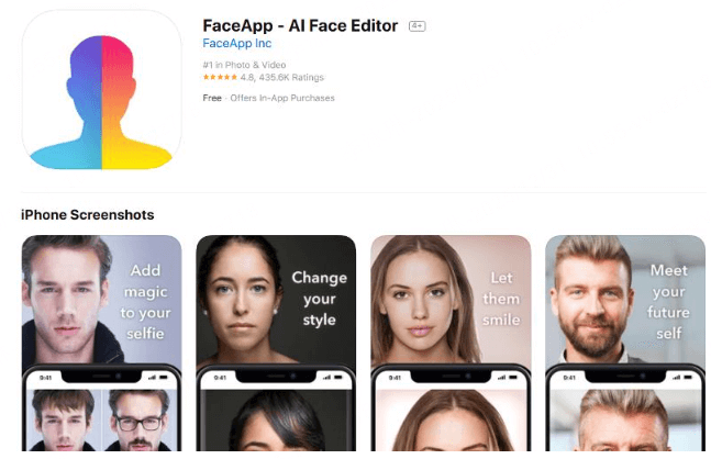 FaceApp cambio de género
