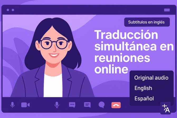 traducción instantánea en reuniones