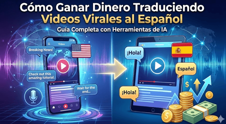 Traductor de Video IA para Ganar Dinero