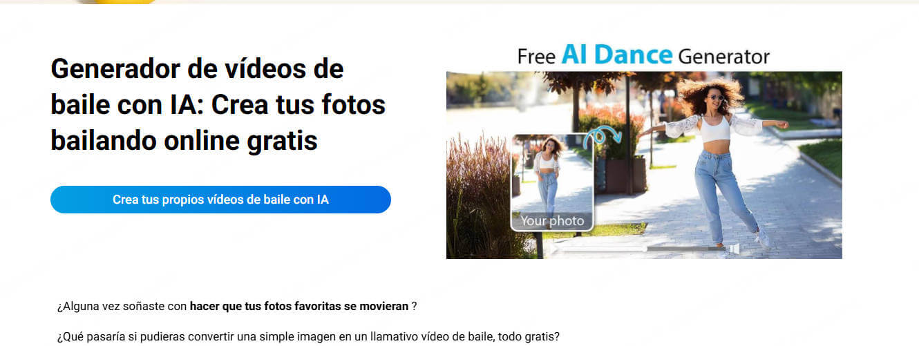 YouCam Video para mascotas bailando