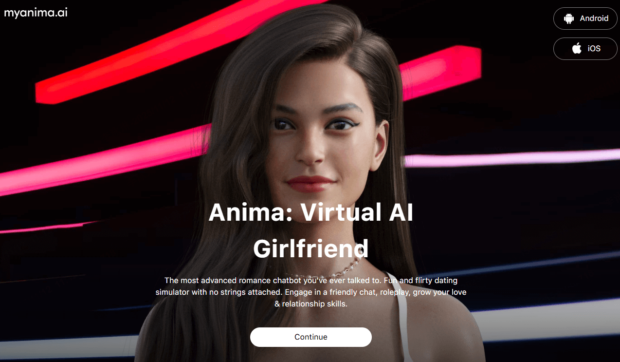 Anima Friend – Novia IA con emociones y rol personalizado