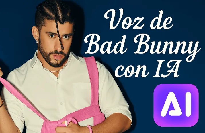 Crea tu propia voz de Bad Bunny con IA: guía paso a paso